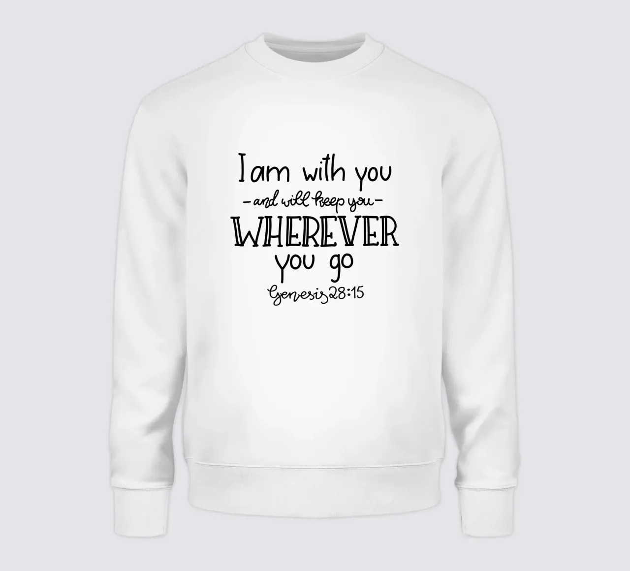 I am with you sweatshirt van Letters of Love