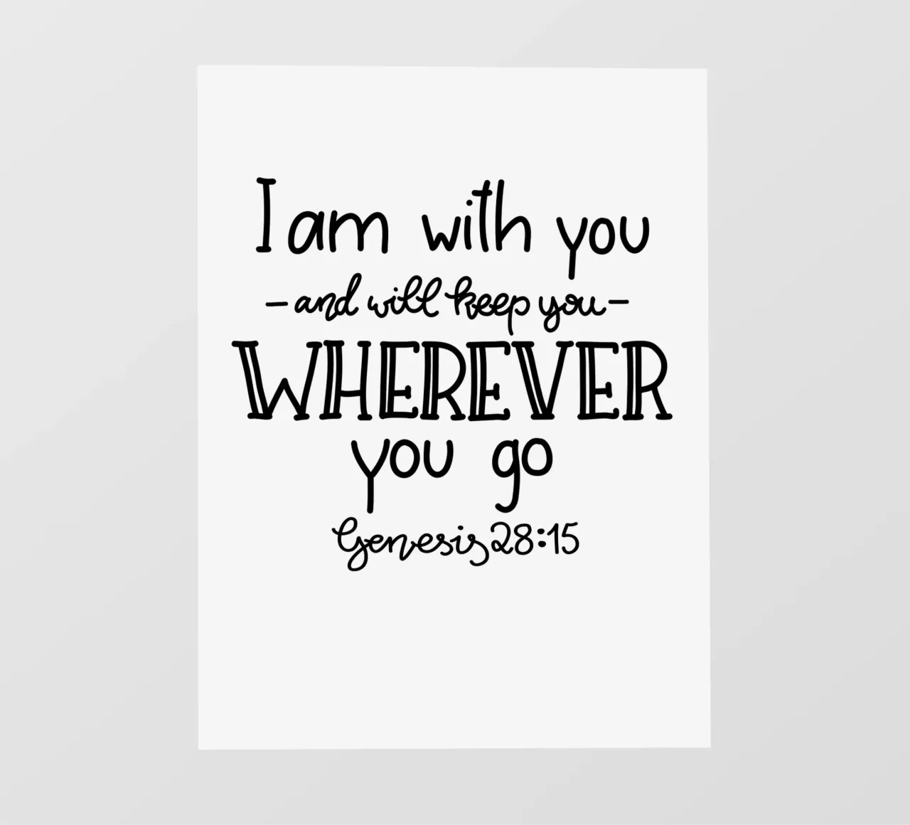 I am with you pellicola backlit da Letters of Love