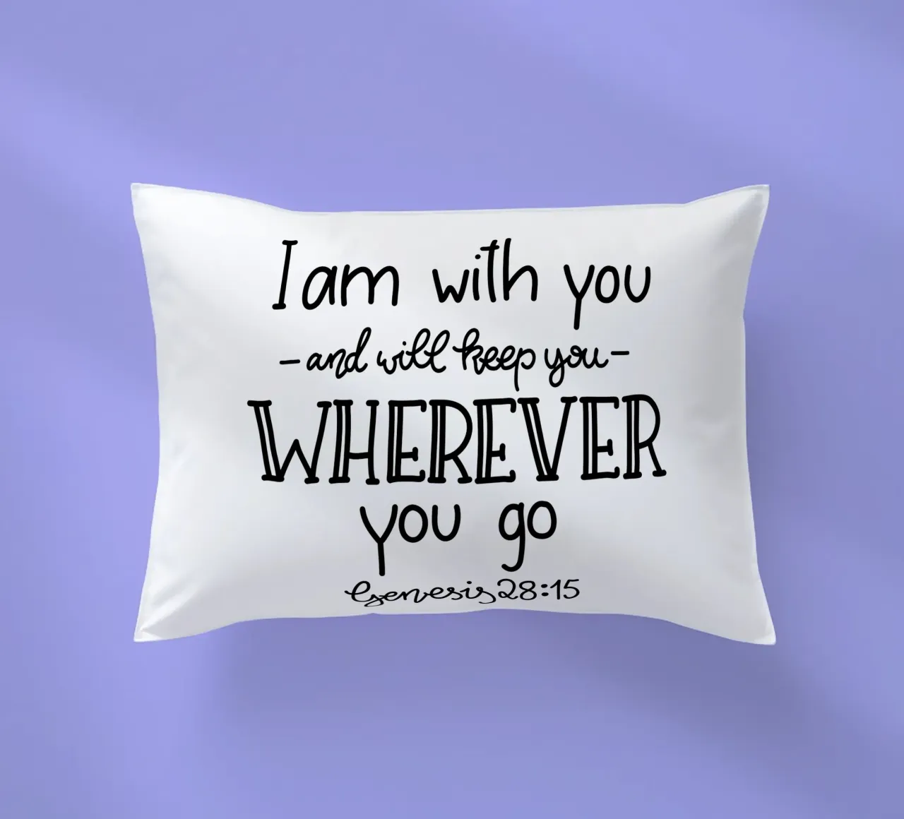 I am with you cuscino da Letters of Love