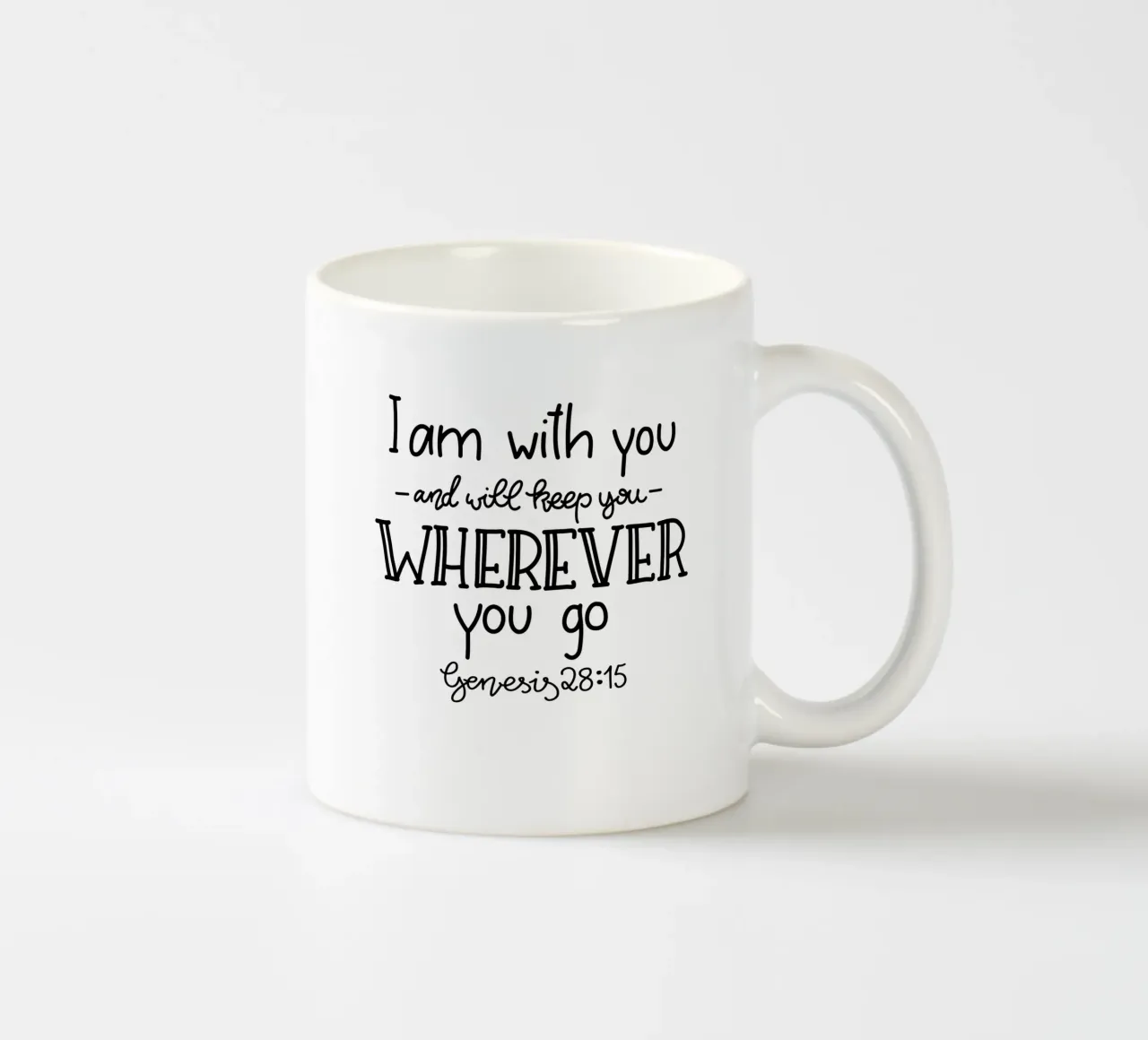 I am with you tazza in ceramica da Letters of Love
