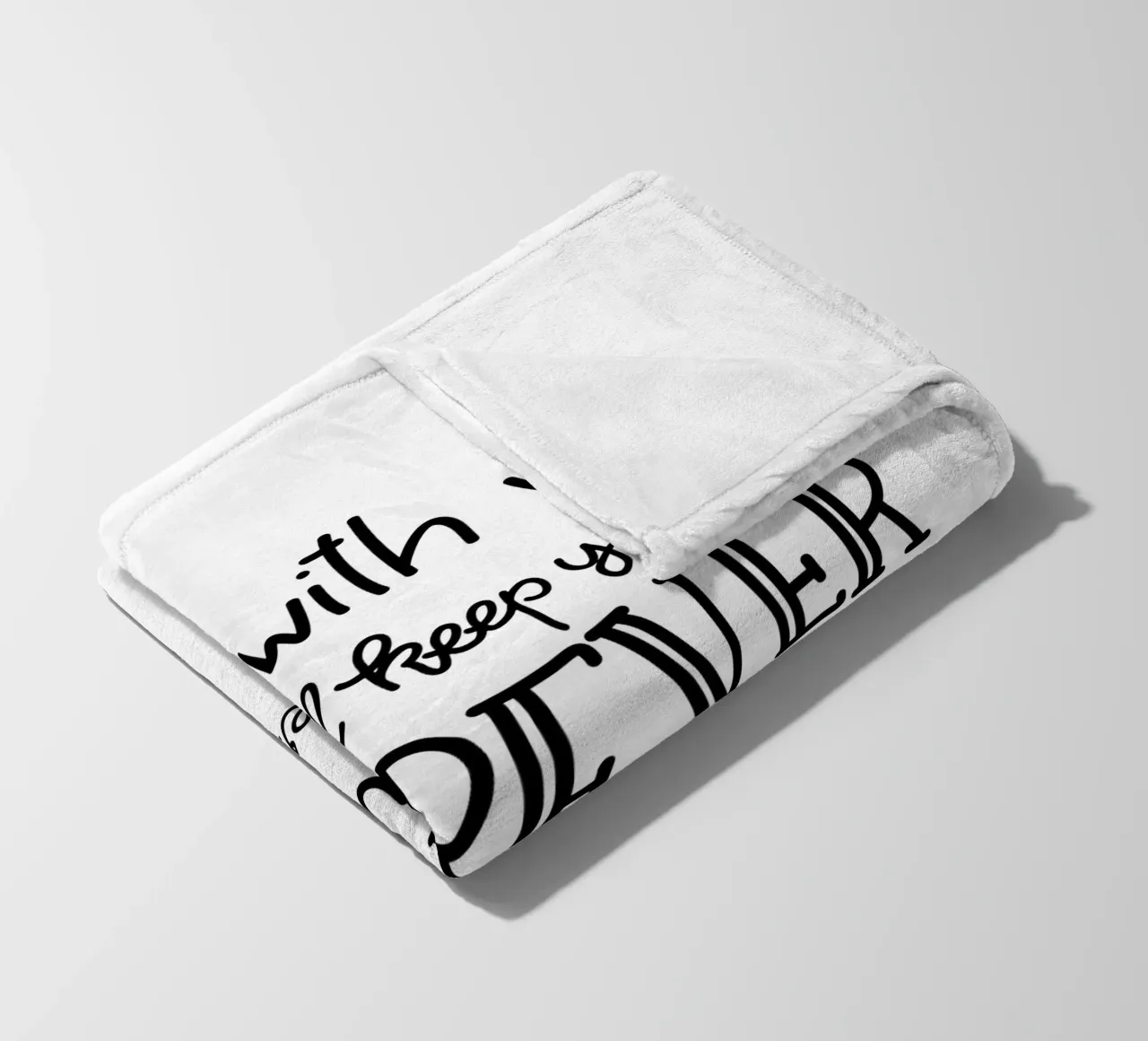 I am with you coperta in pile da Letters of Love