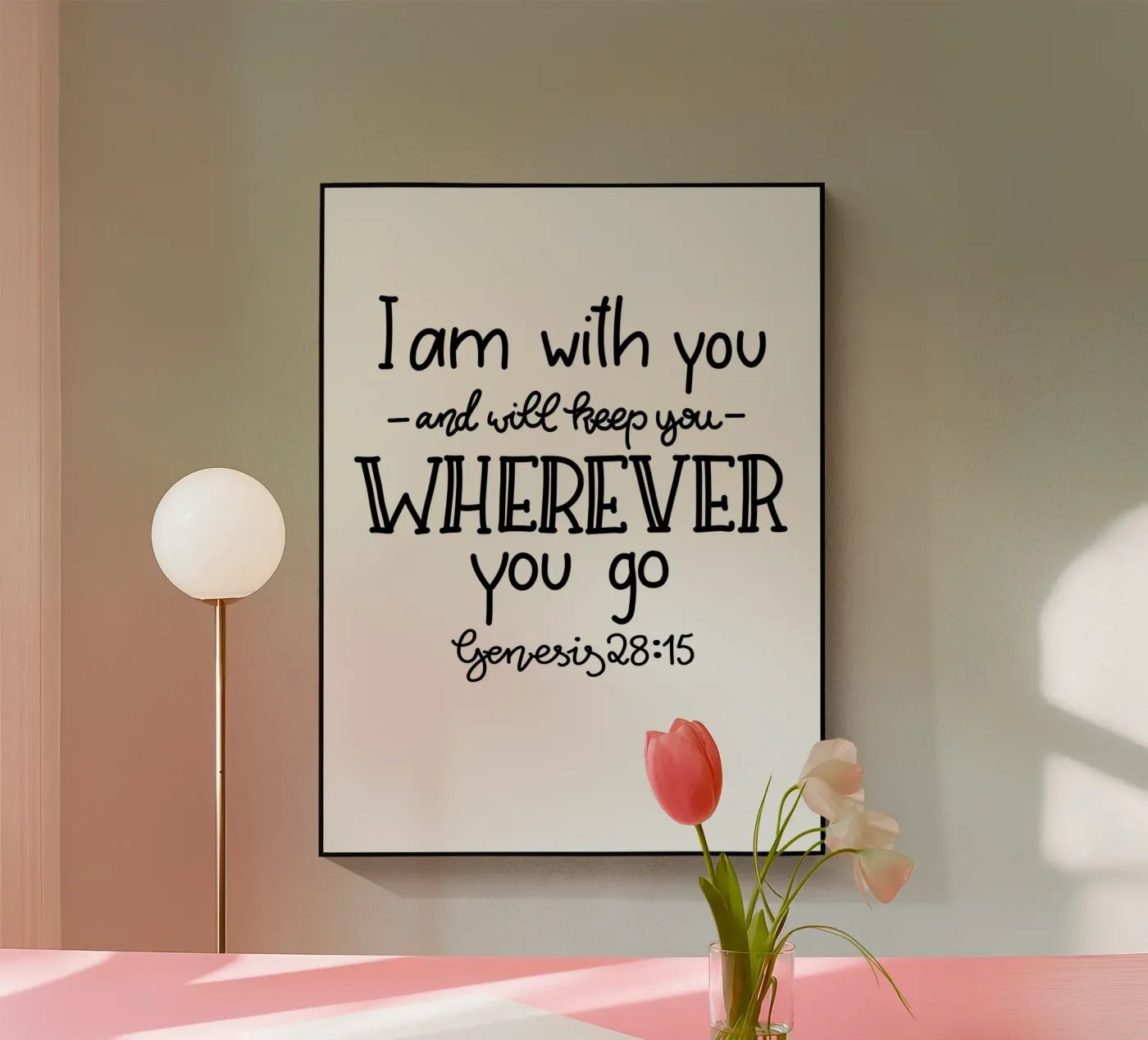I am with you plexiglass da Letters of Love