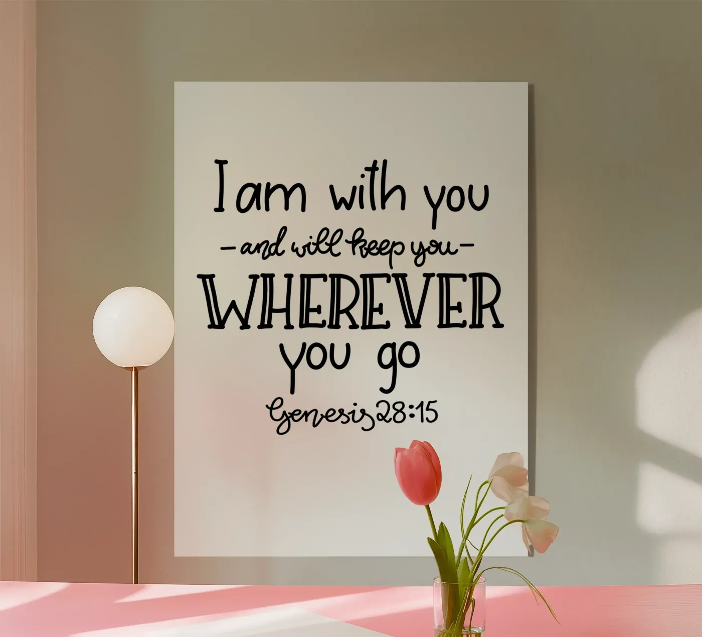 I am with you plexiglass da Letters of Love