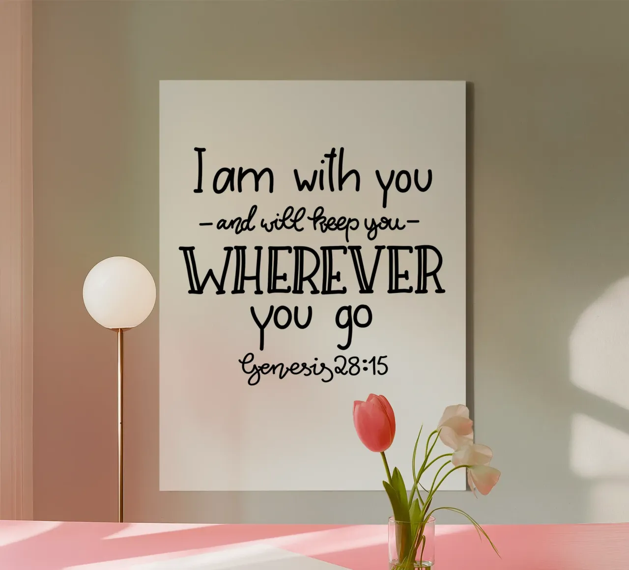I am with you tela da Letters of Love