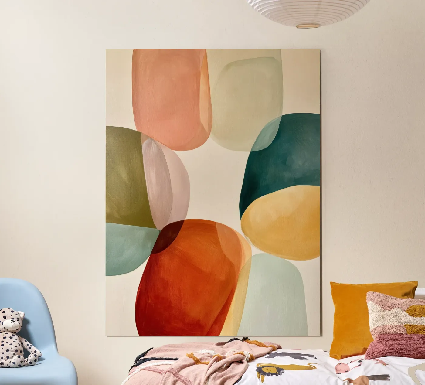 Abstract Geometric Forms poster van Nadjaa