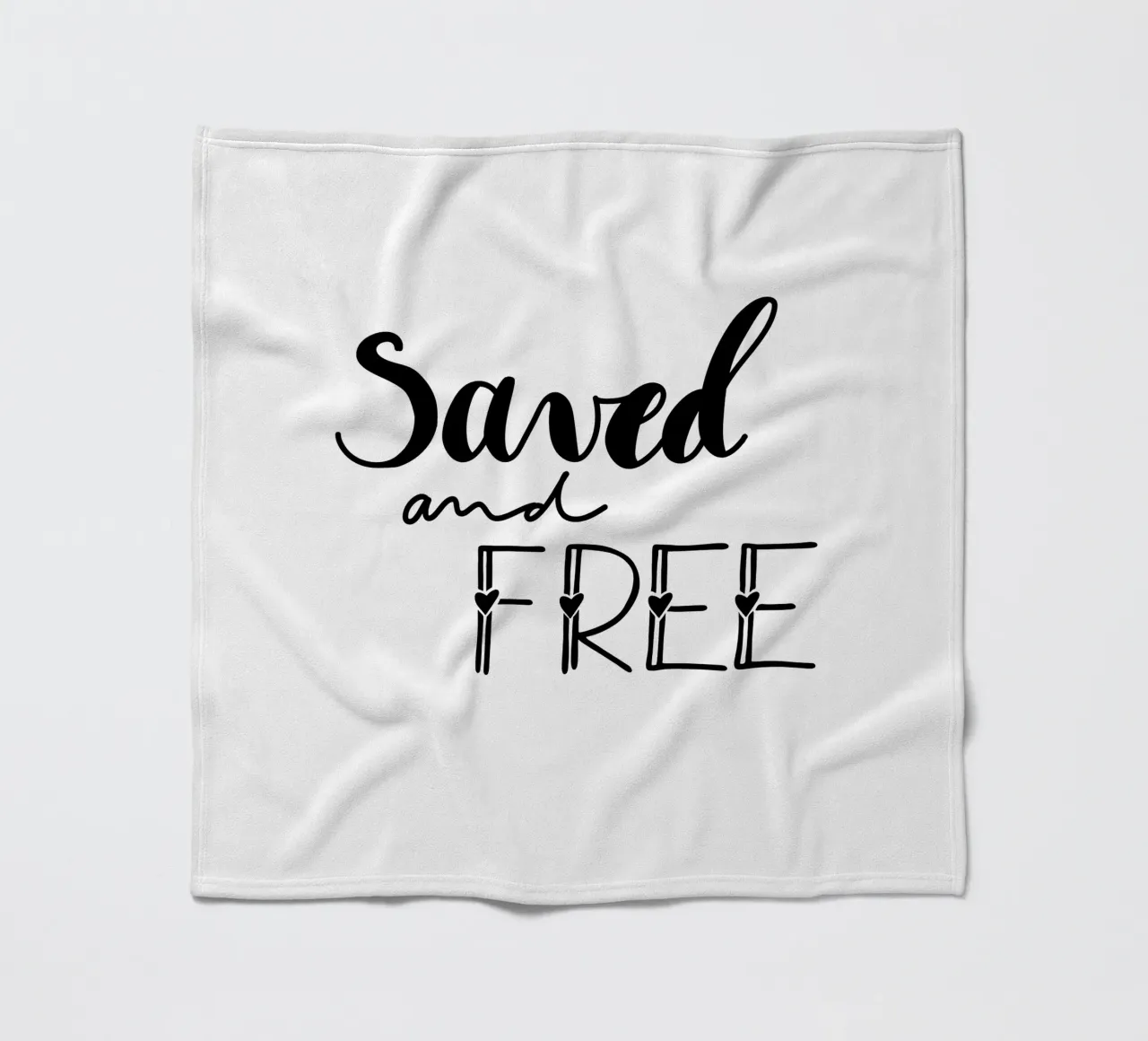 Saved and free coperta in pile da Letters of Love