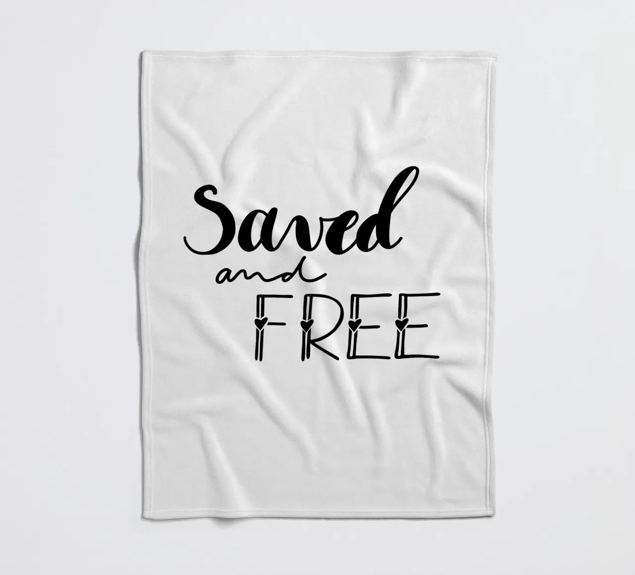 Saved and free coperta in pile da Letters of Love