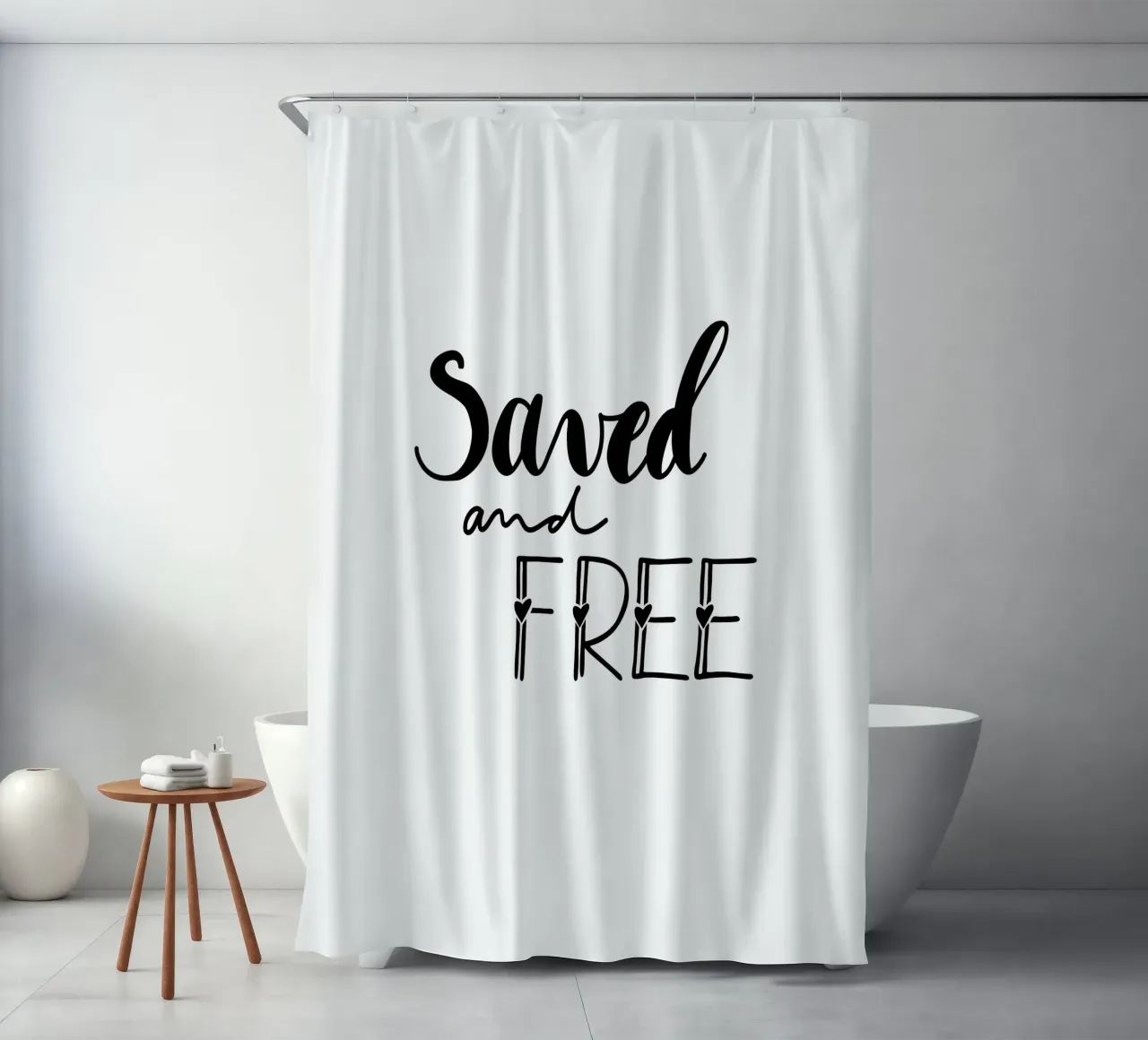 Saved and free tenda da doccia da Letters of Love