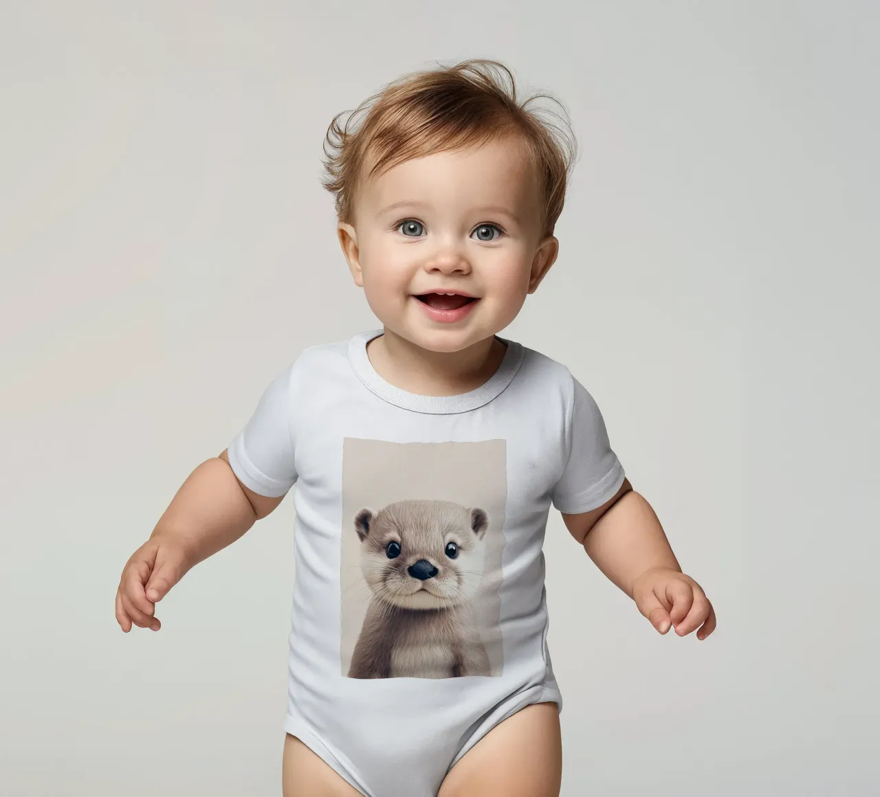 HeldIn #11: Otter Kurzarm Babybody von farbenhelden
