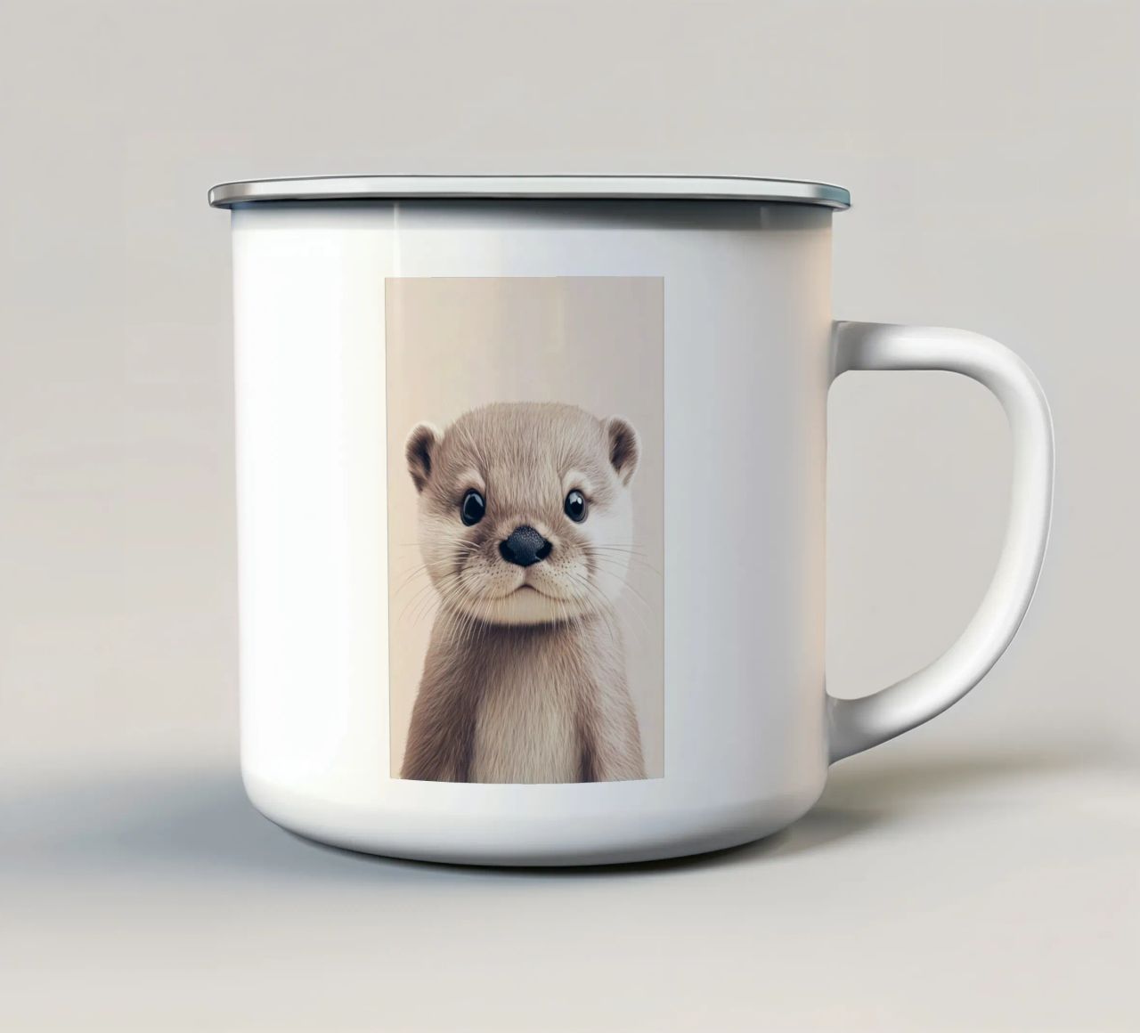HeldIn #11: Lontra tazza in smalto da farbenhelden