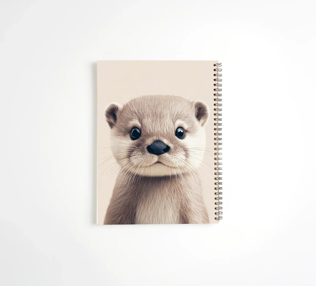 HeldIn #11: Otter spiral notebook by farbenhelden
