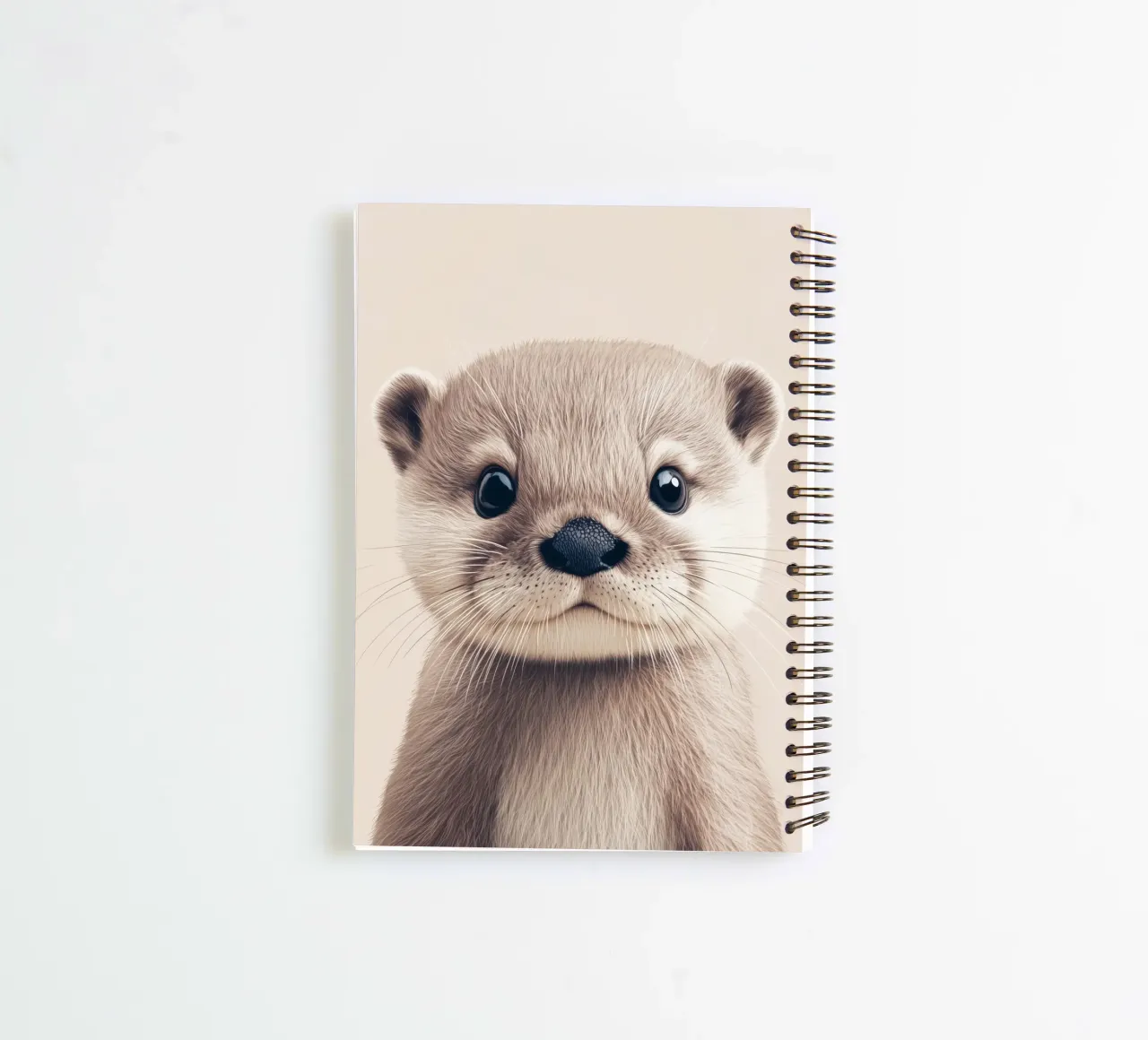 HeldIn #11: Otter spiral notebook by farbenhelden