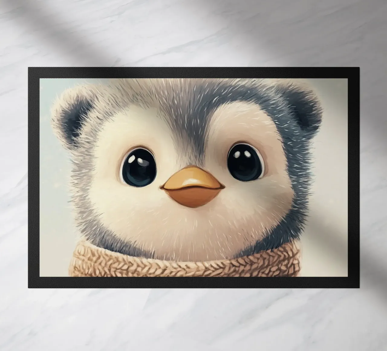 Eroe #12: Pinguino in inverno zerbino da farbenhelden
