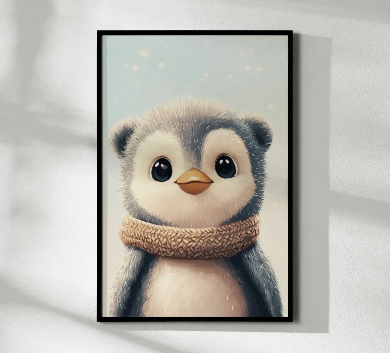 Héros #12 : Pingouin en hiver poster de farbenhelden