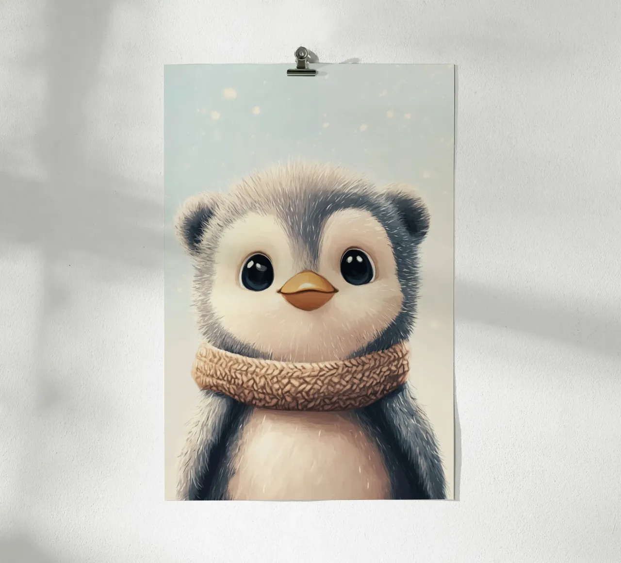 Héros #12 : Pingouin en hiver poster de farbenhelden