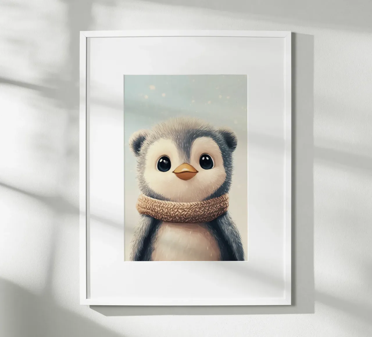 Héros #12 : Pingouin en hiver poster de farbenhelden