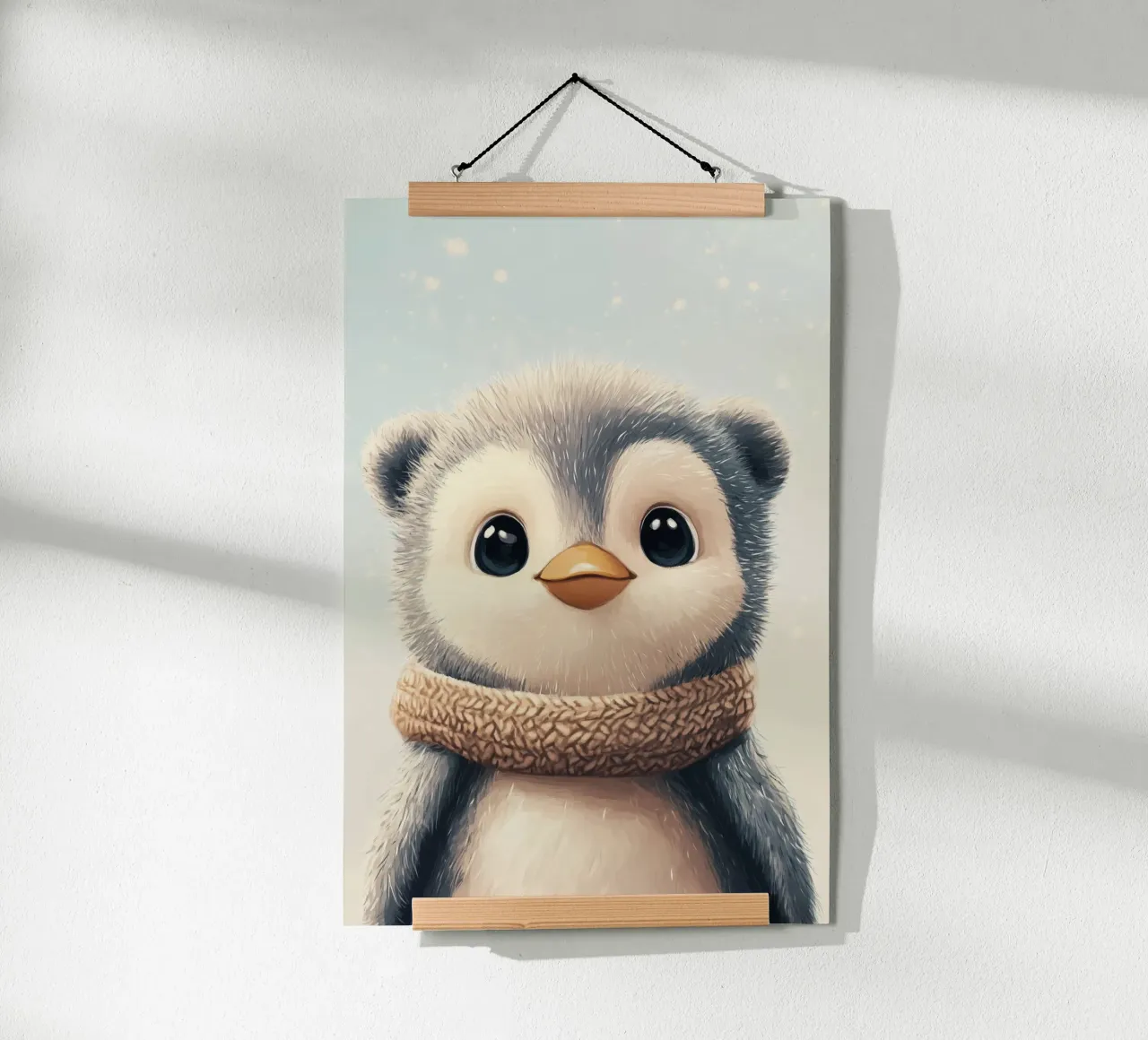 Héros #12 : Pingouin en hiver poster de farbenhelden