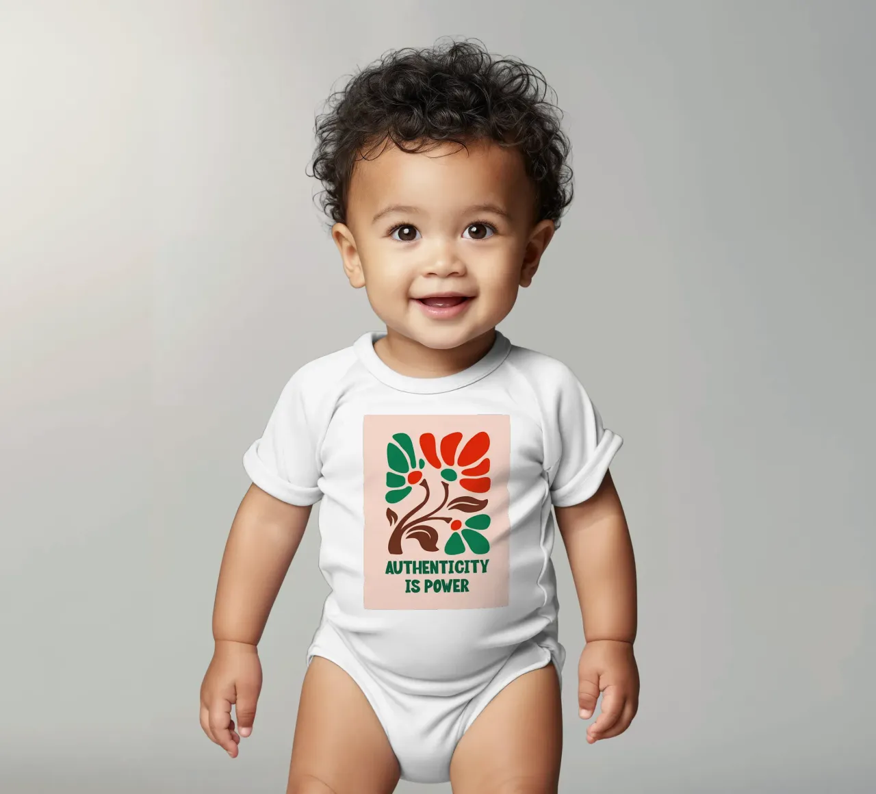 Authentic Bloom body bébé de inspirational quote