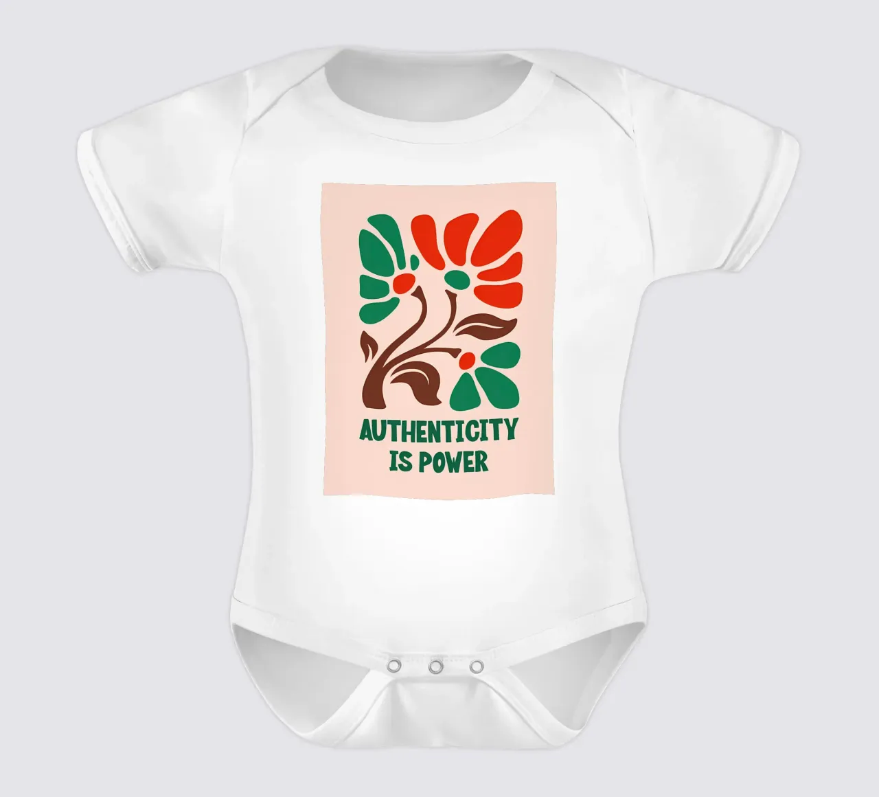 Authentic Bloom body bébé de inspirational quote