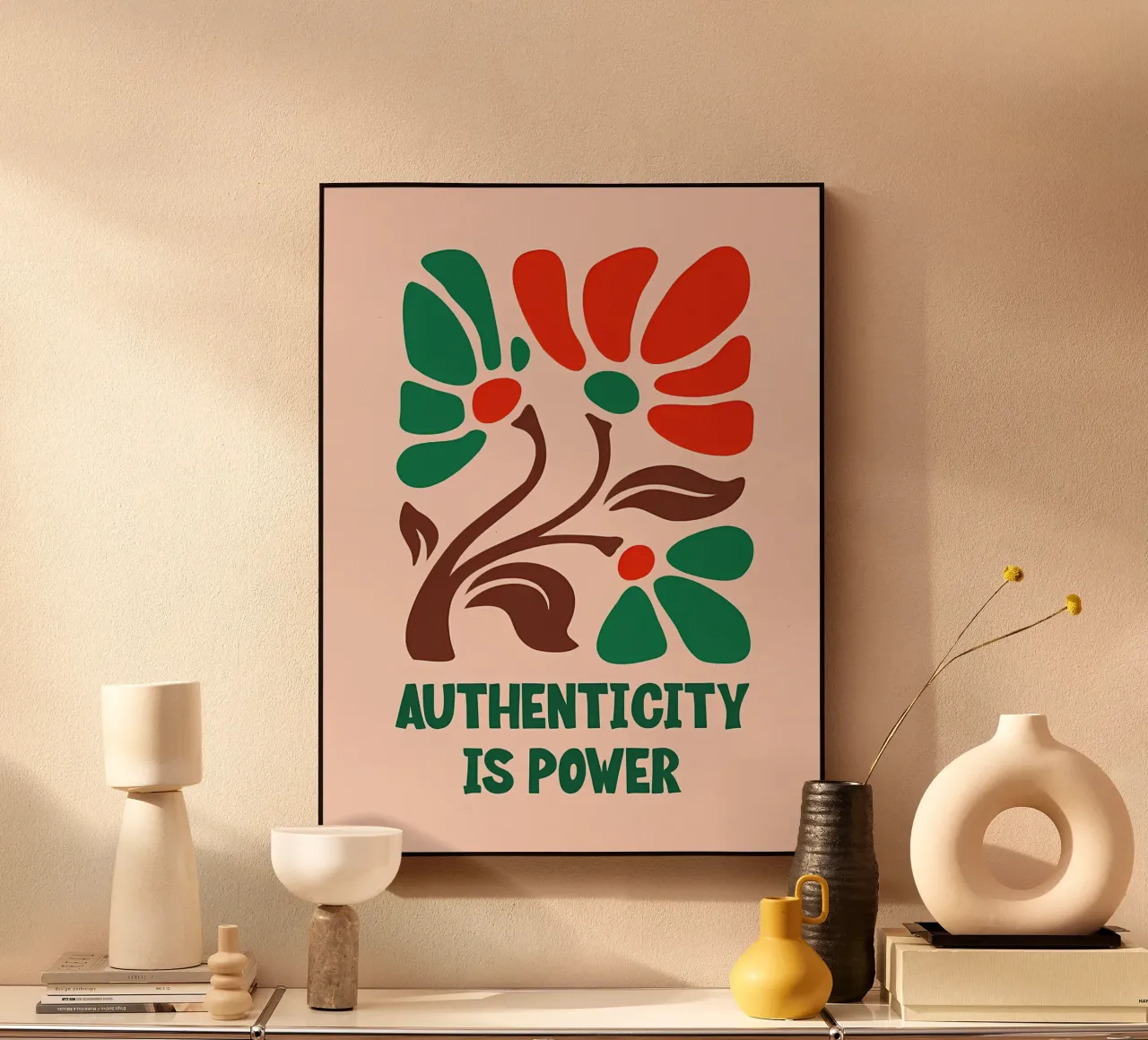 Authentic Bloom forex plate by inspirational quote