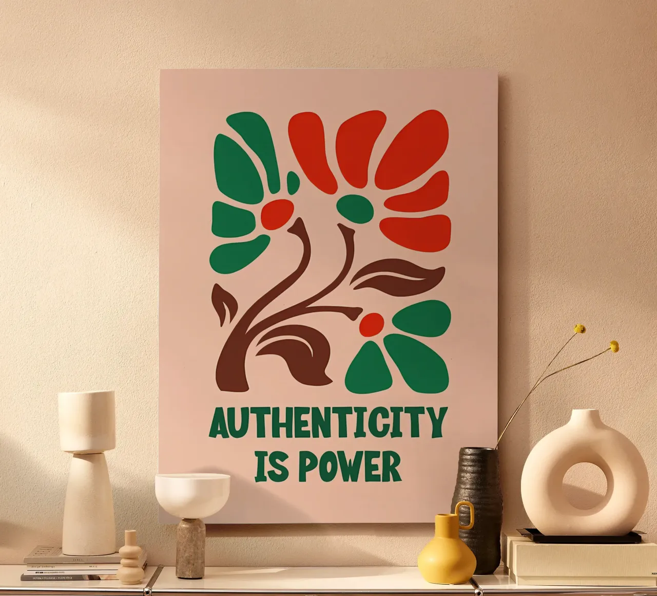 Authentic Bloom forex plate by inspirational quote