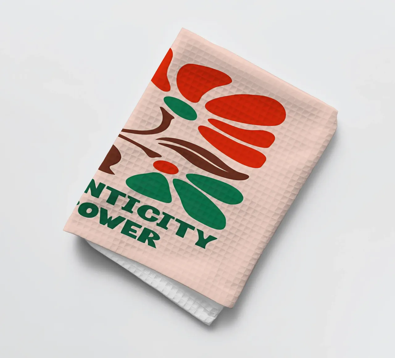 Authentic Bloom torchon de inspirational quote