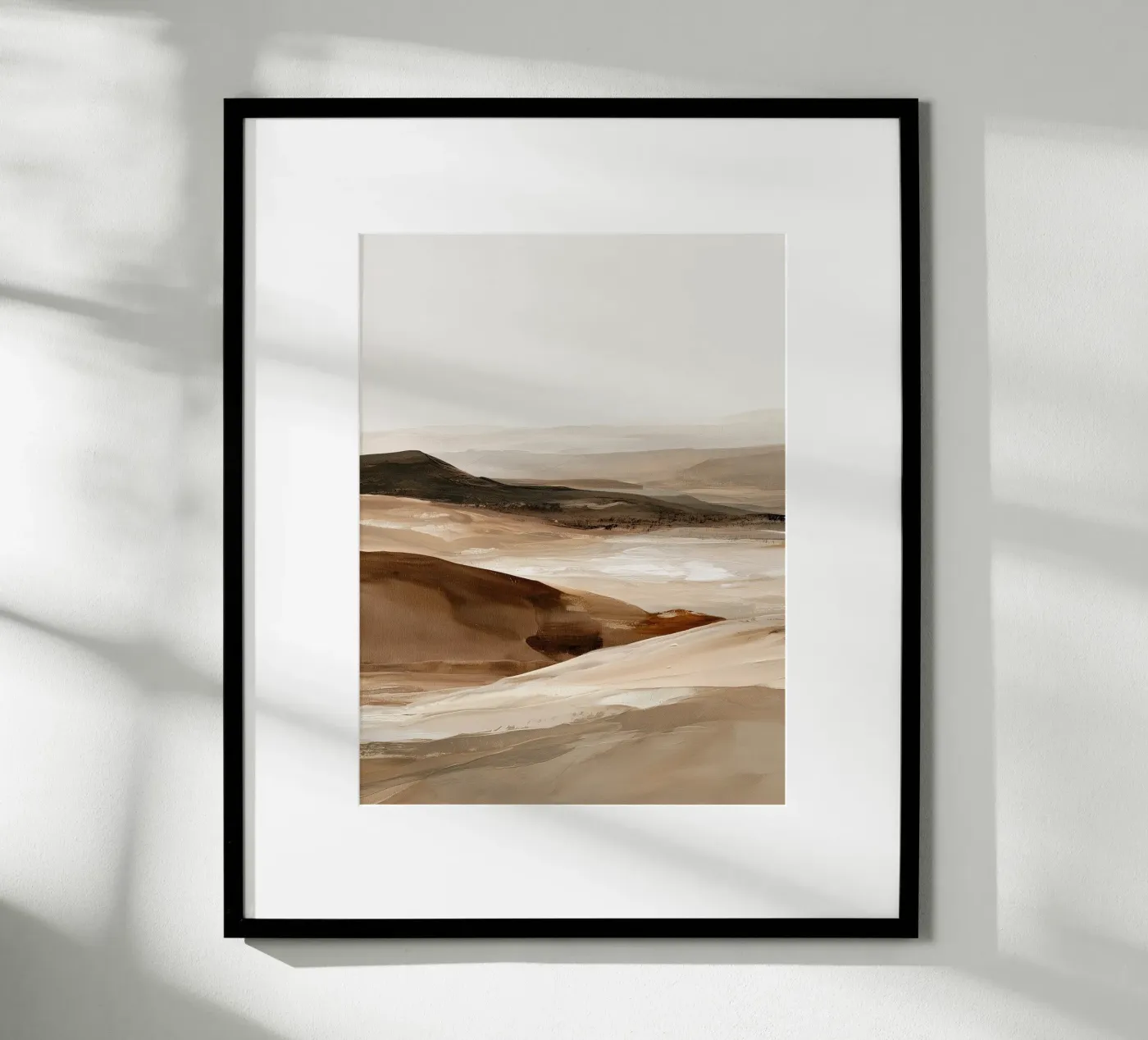 Minimal Desert Landscape poster by Flow Line 2