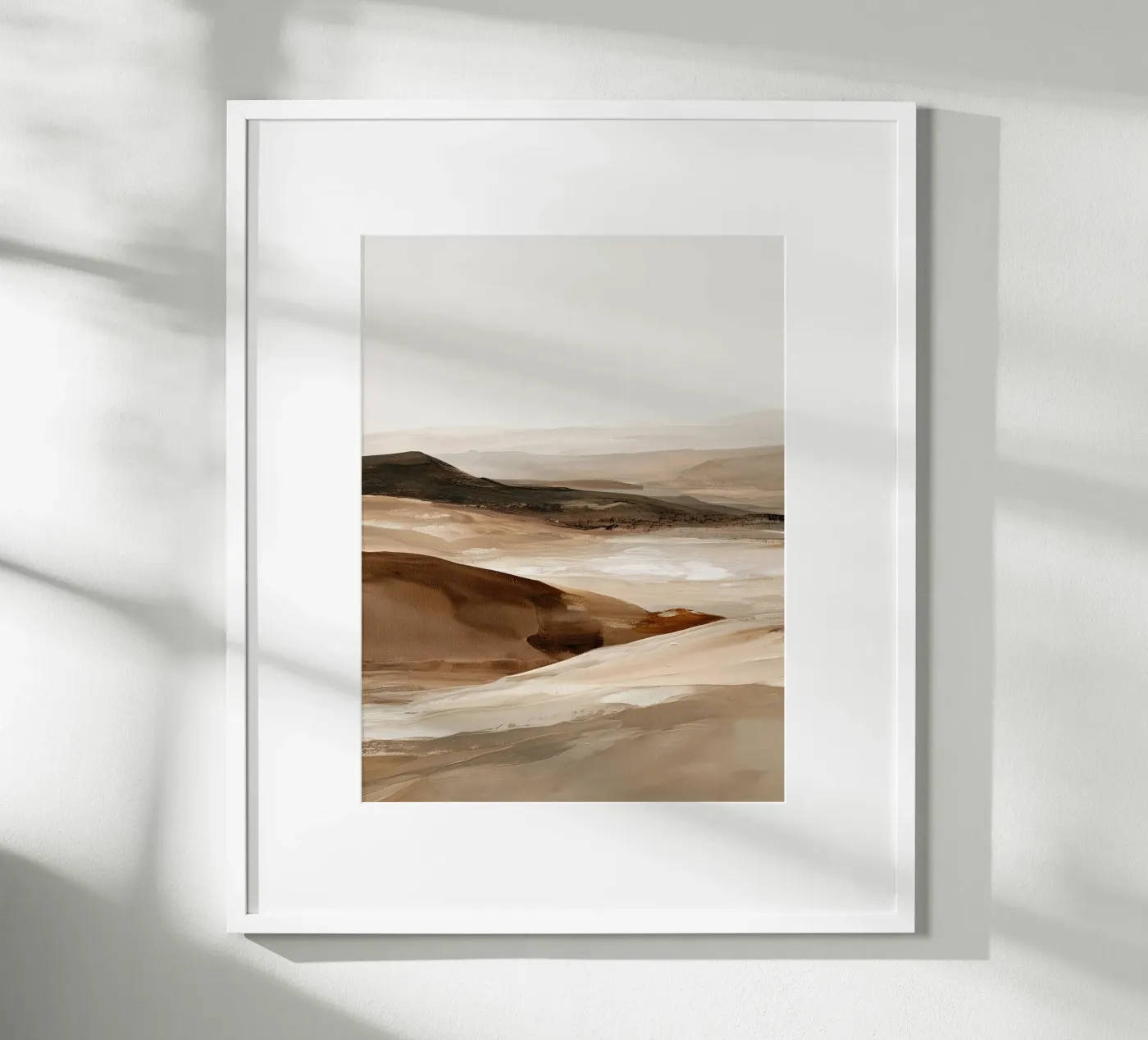 Minimal Desert Landscape poster by Flow Line 2