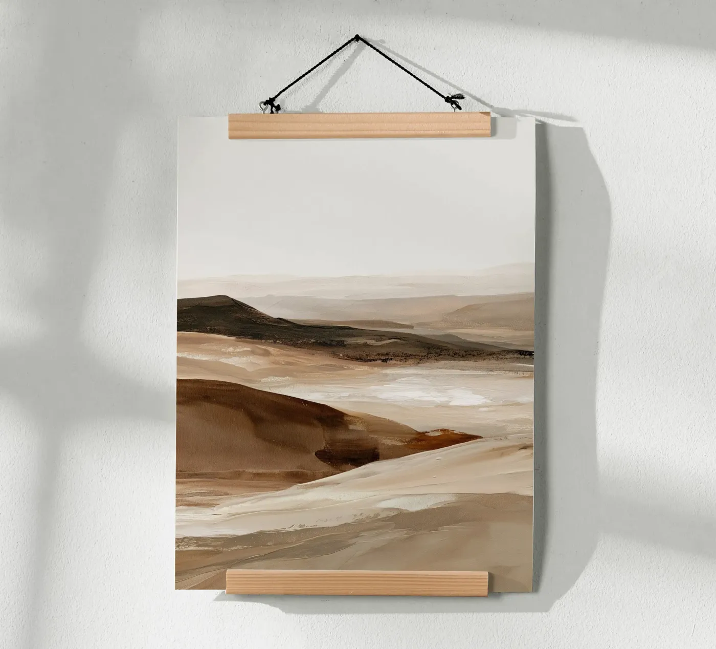 Minimal Desert Landscape poster by Flow Line 2