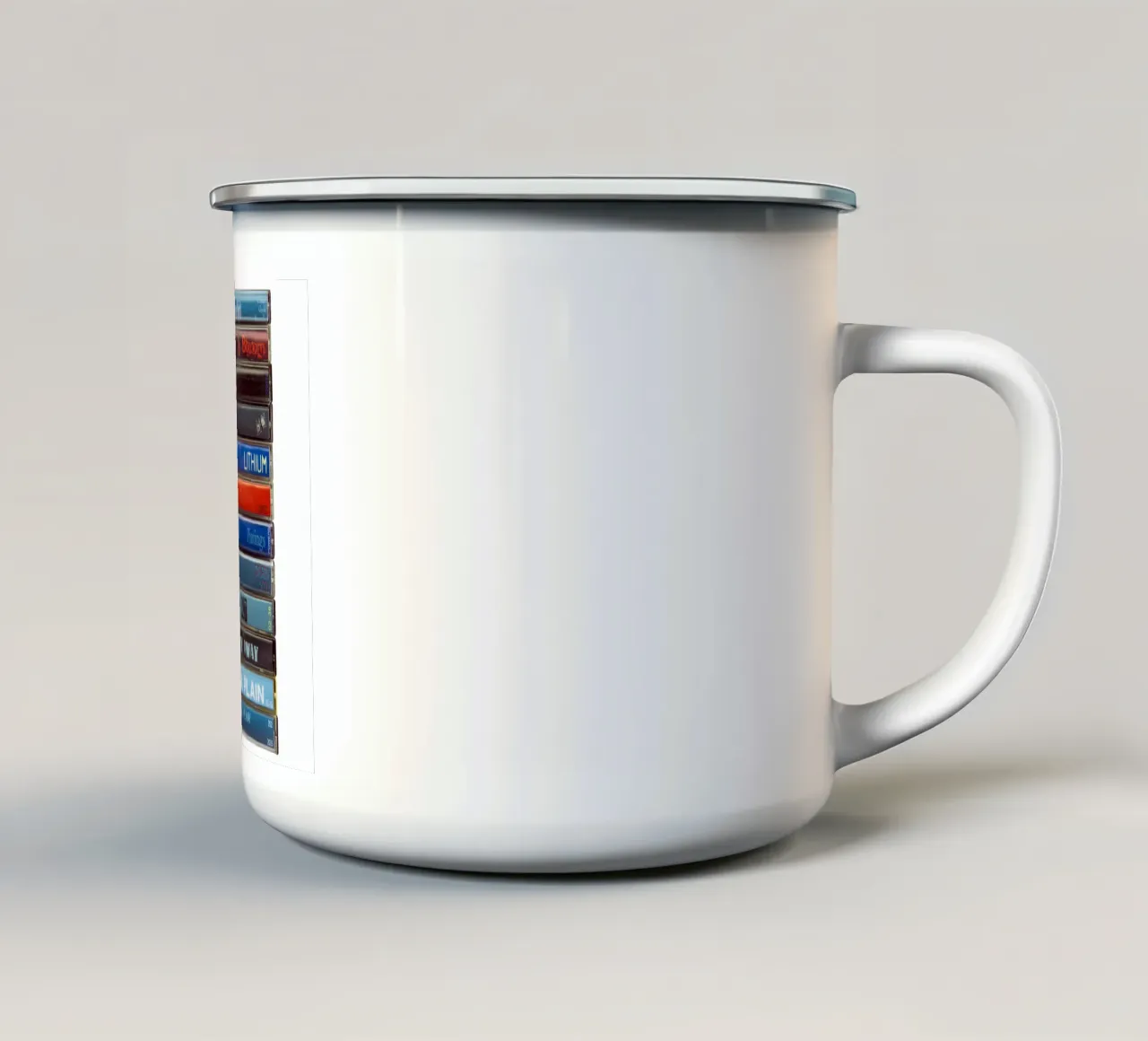 Nirvana - Nevermind - Stampa cassetta musicale tazza in smalto da MrMustardPrints