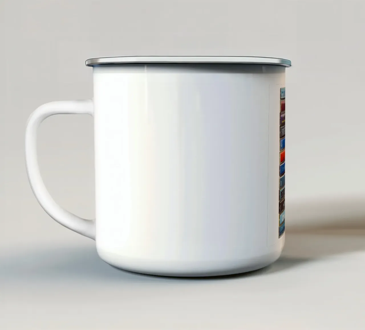 Nirvana - Nevermind - Stampa cassetta musicale tazza in smalto da MrMustardPrints