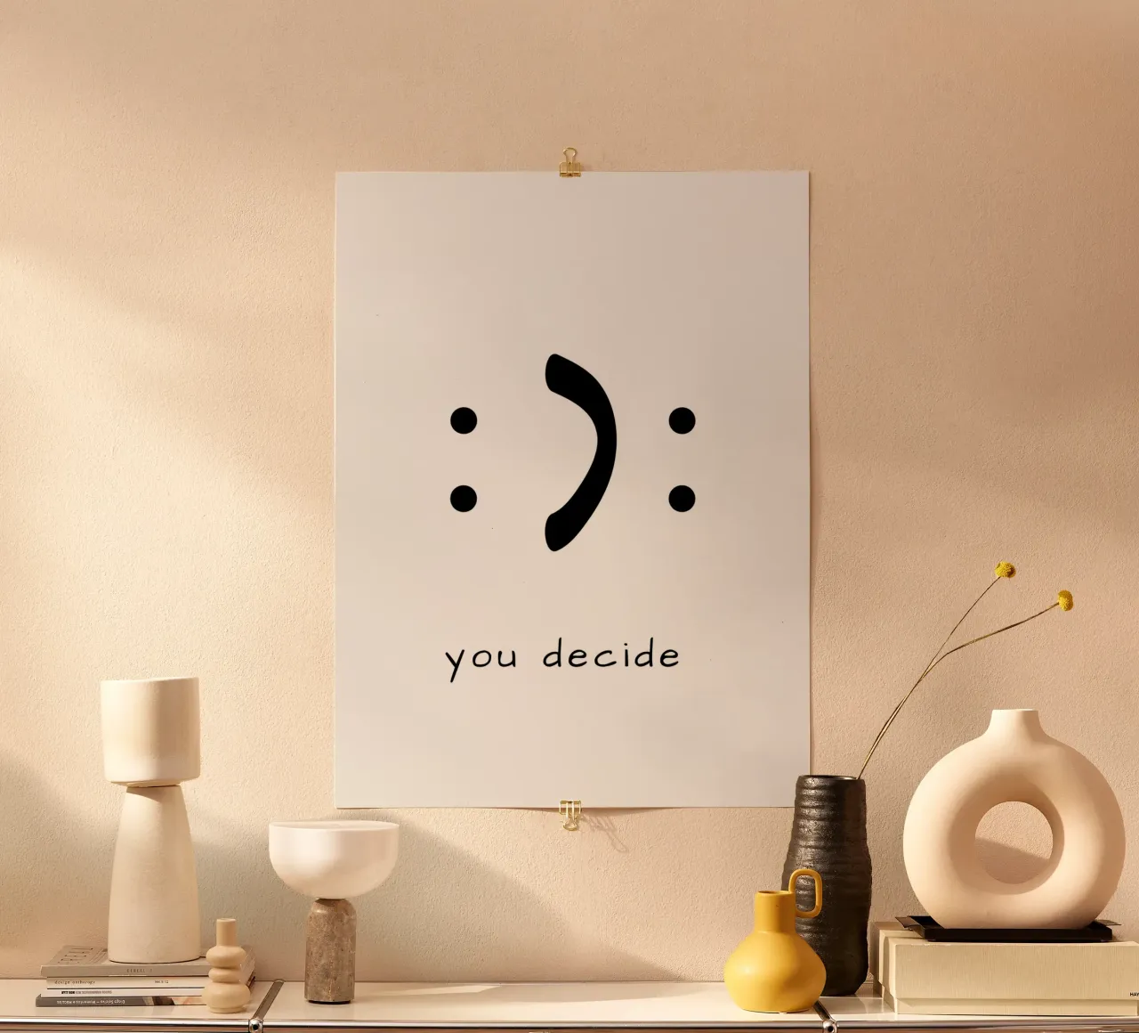 decidi tu poster con telaio in plastica da ArtDesign by KBK