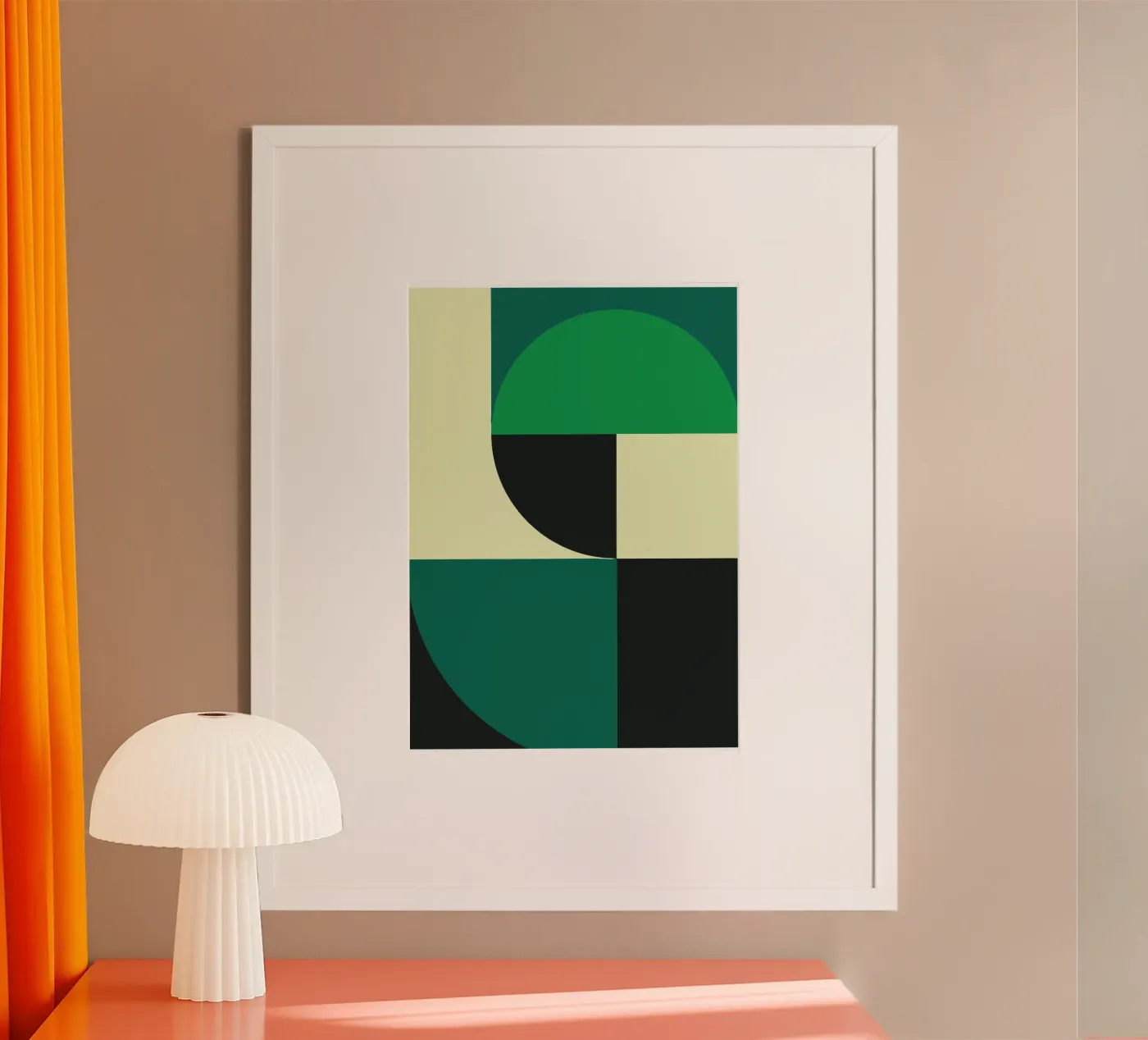 Emerald Confluence poster van Janet