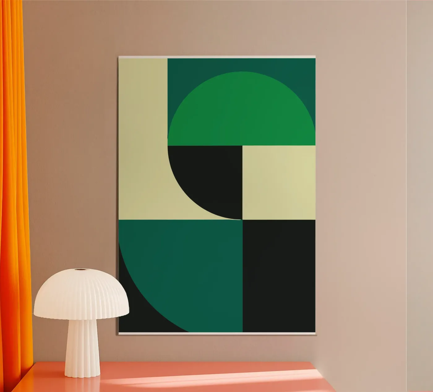 Emerald Confluence poster van Janet