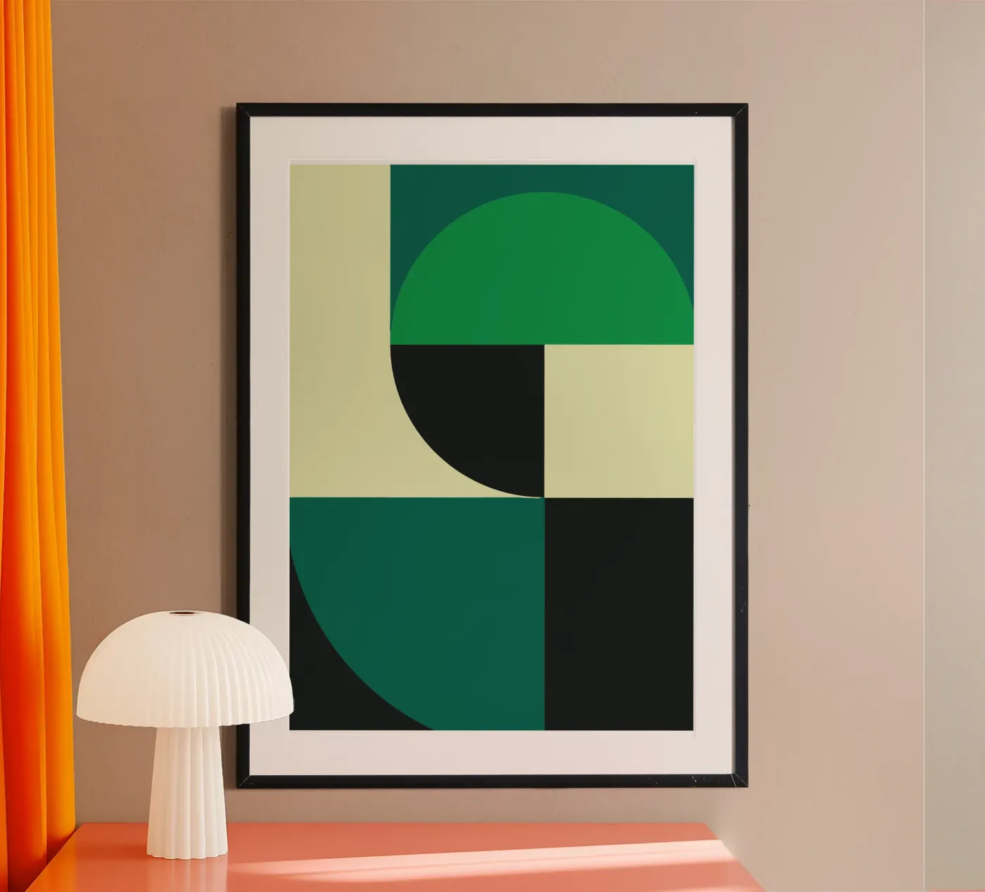 Emerald Confluence poster van Janet