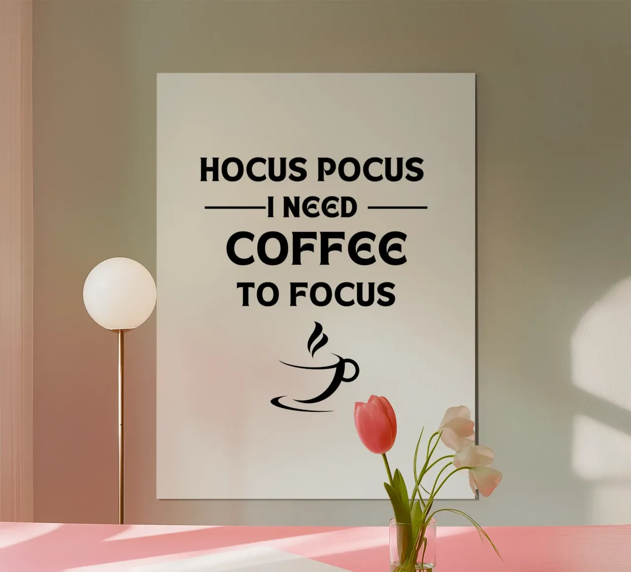 HOCUS POCUS I NEED COFFEE TO FOCUS carta hahnemühle da ArtDesign by KBK