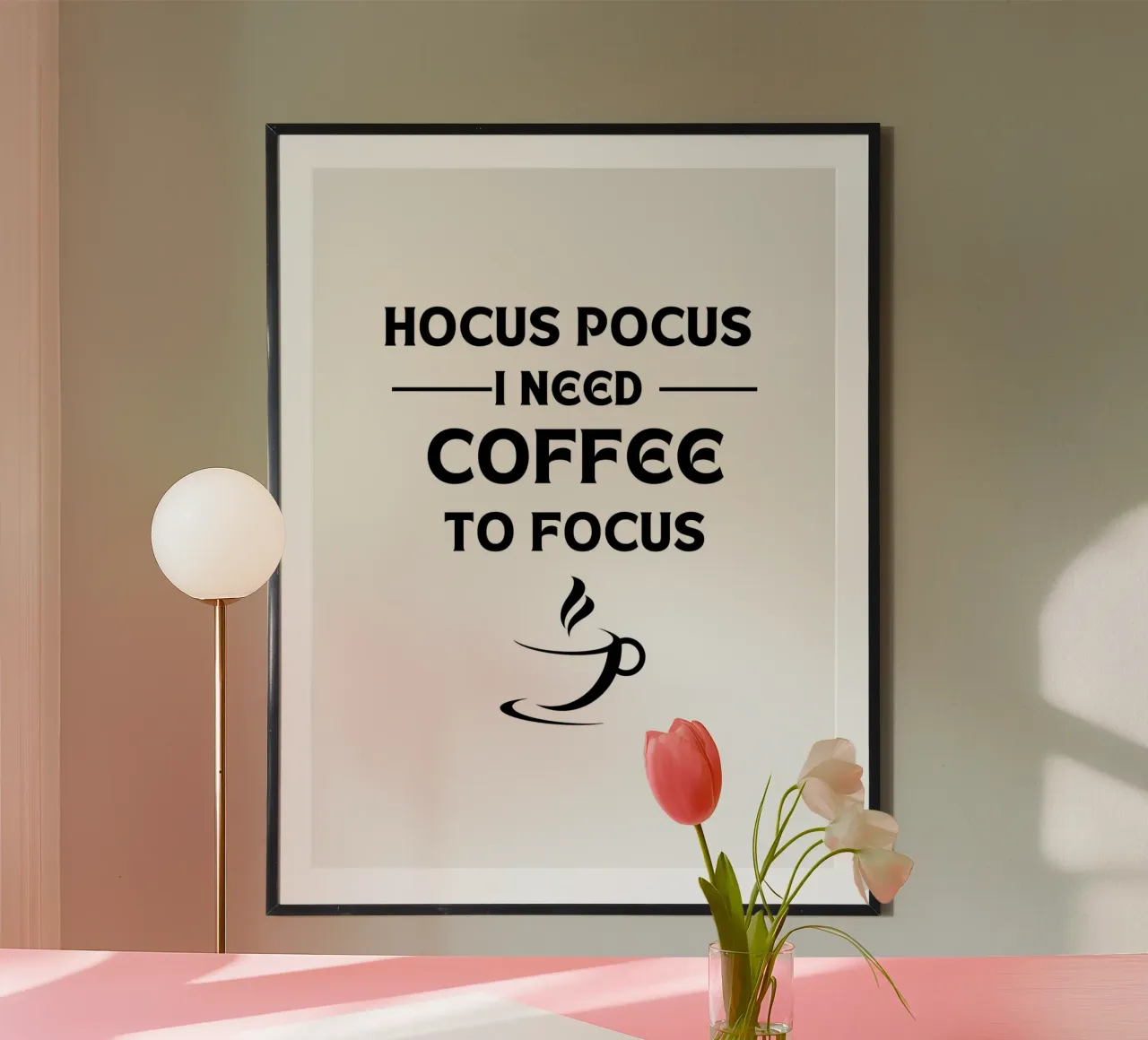 HOCUS POCUS I NEED COFFEE TO FOCUS carta hahnemühle da ArtDesign by KBK