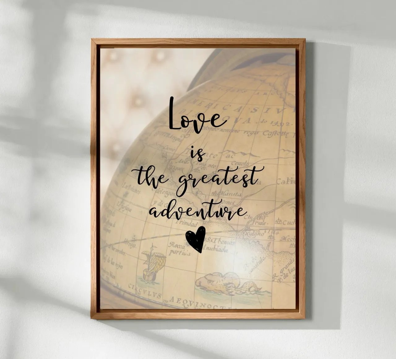 L'amore è la più grande avventura II alluminio dibond da ArtDesign by KBK