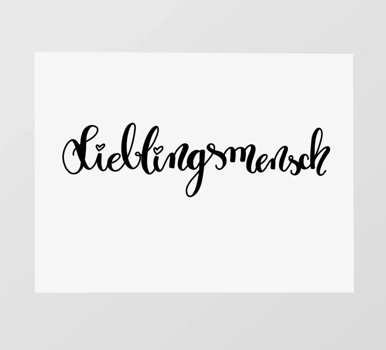 Lieblingsmensch pellicola backlit da Letters of Love