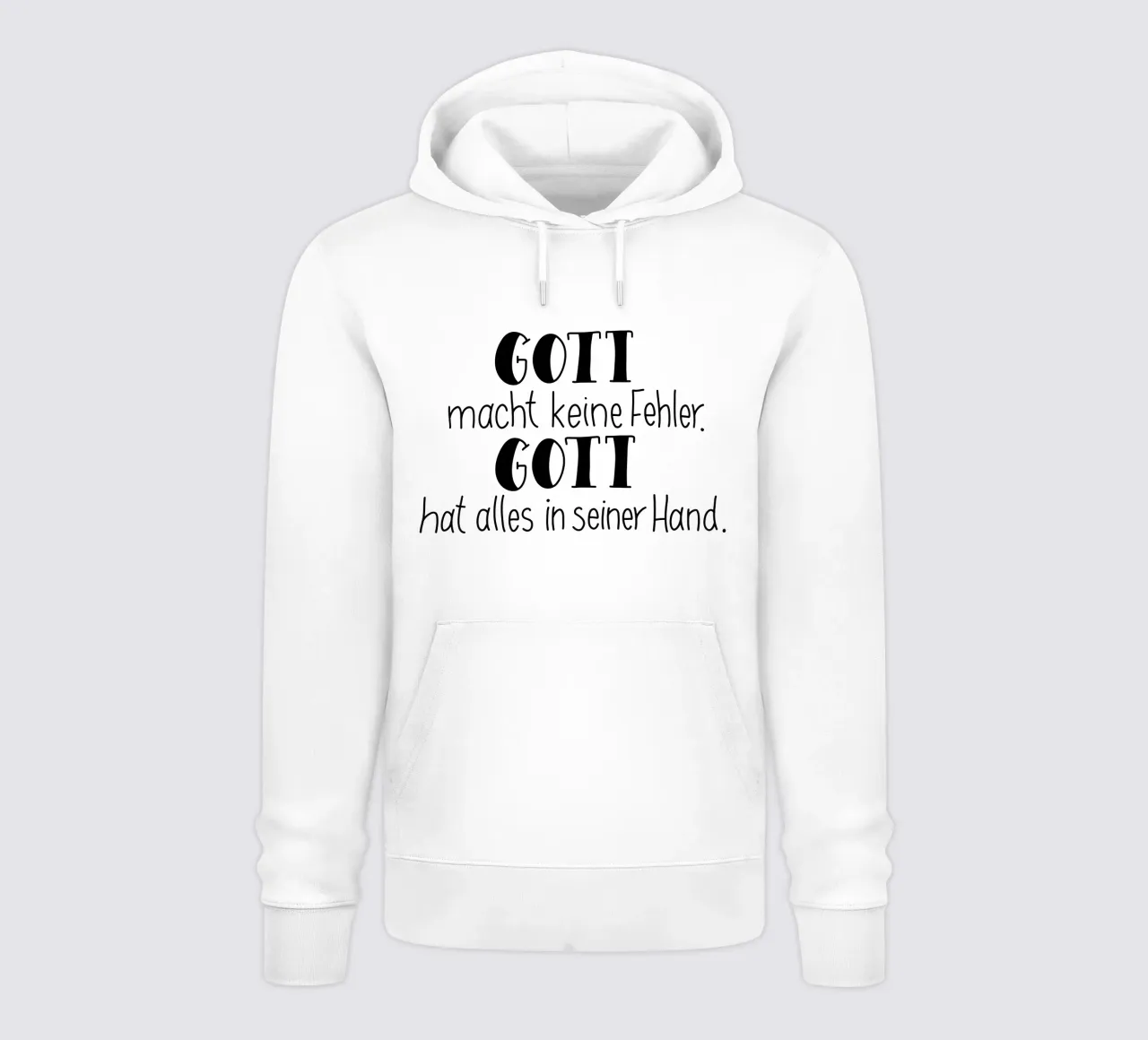 Gott macht keine Fehler felpa con cappuccio da Letters of Love