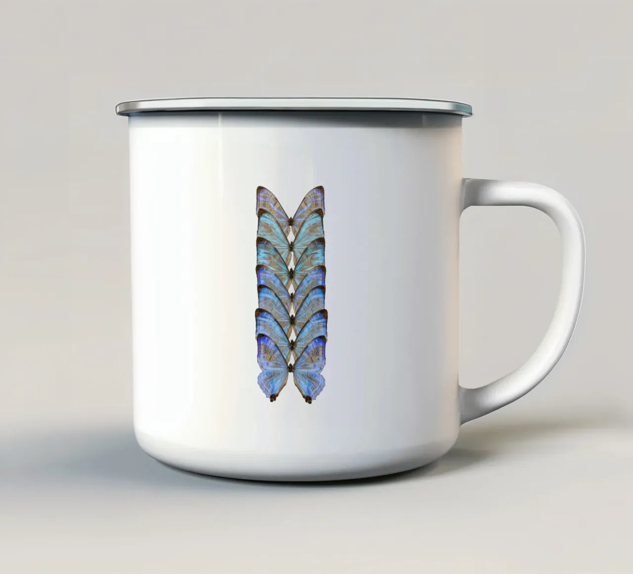 Farfalle di vetro tazza in smalto da Curious Collections by Marielle Leenders