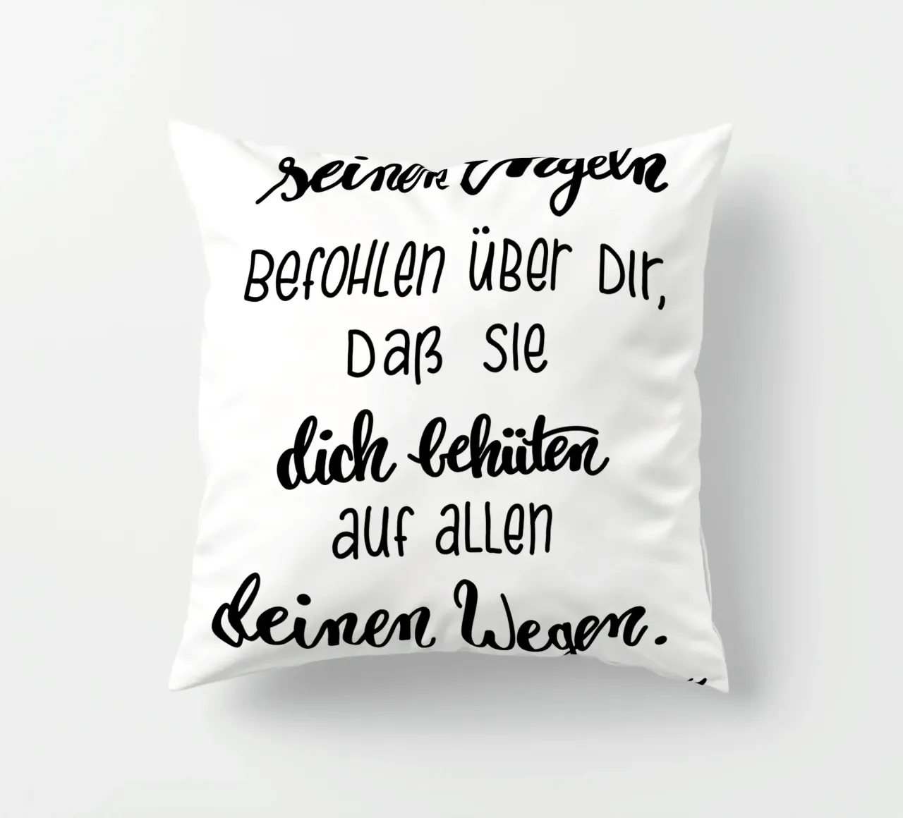 Psalm91,11 cuscino da Letters of Love