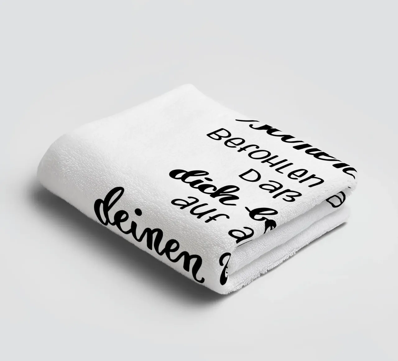 Psalm91,11 towel by Letters of Love
