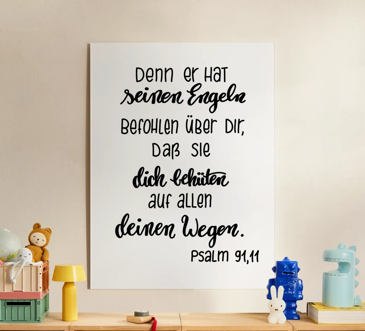 Psalm91,11 plexiglass da Letters of Love