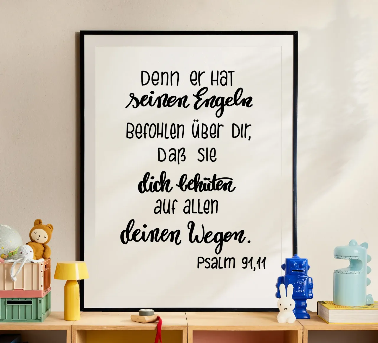 Psalm91,11 hahnemühle by Letters of Love