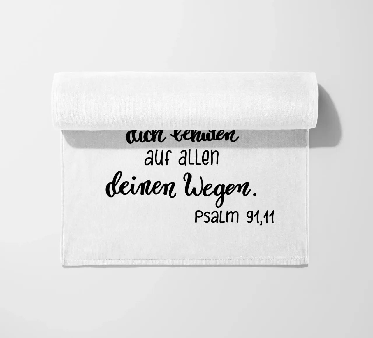 Psalm91,11 strandhanddoek van Letters of Love