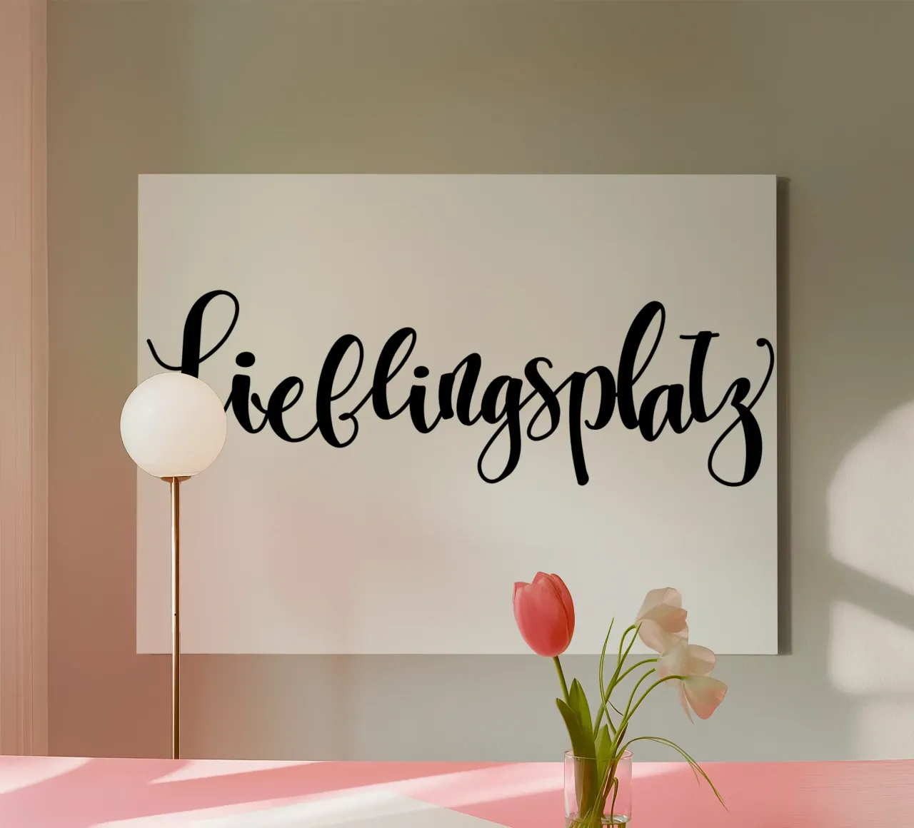Lieblingsplatz canvas by Letters of Love