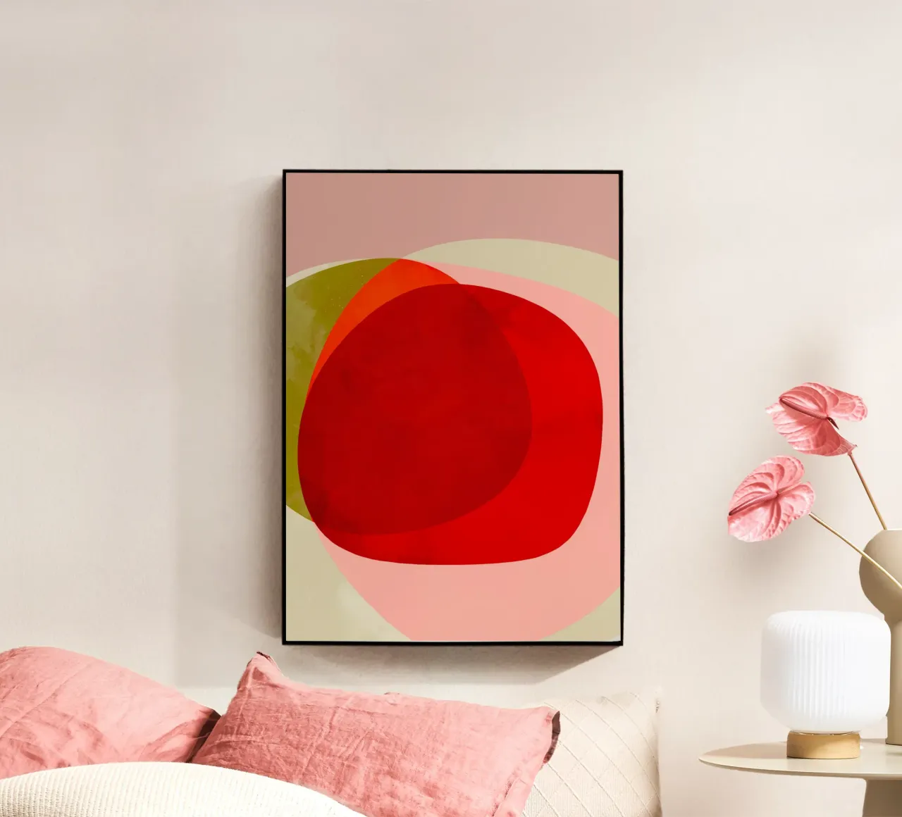 Abstract Shapes 11 | Brights | Strawberry, Pistachio plexiglass da sabidussi