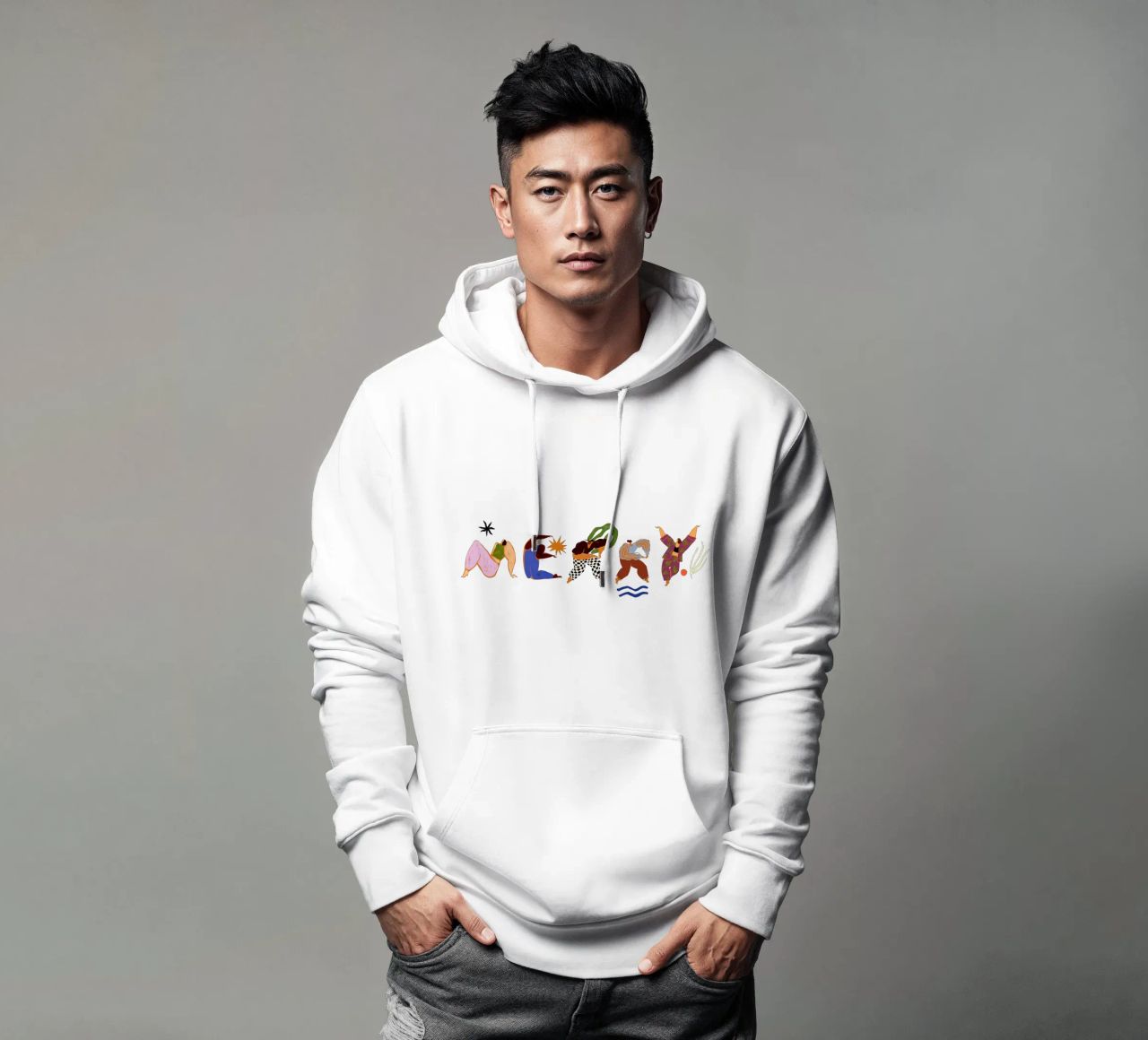 Be Merry sudadera con capucha de Arty Guava