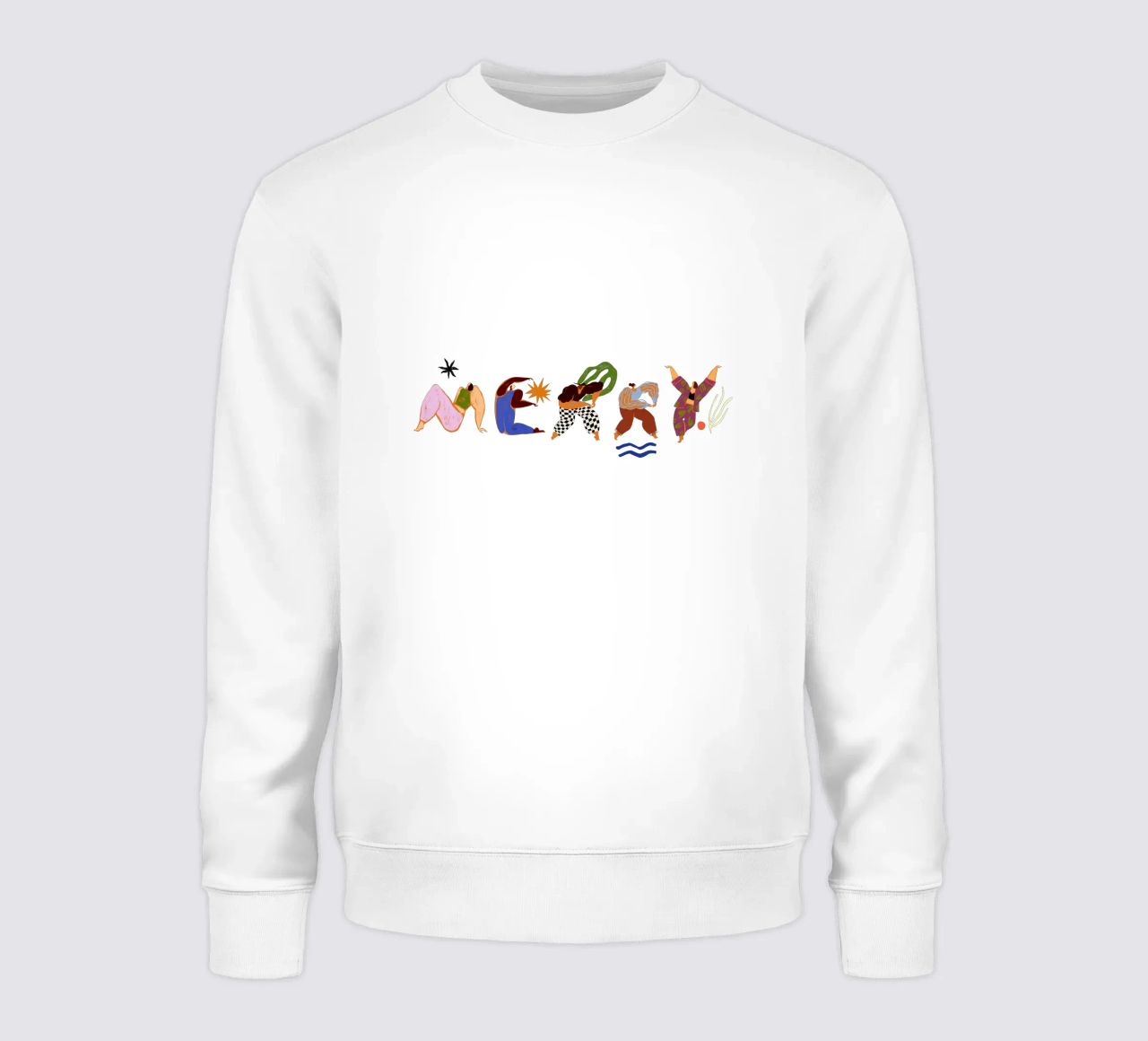 Be Merry sudadera de Arty Guava